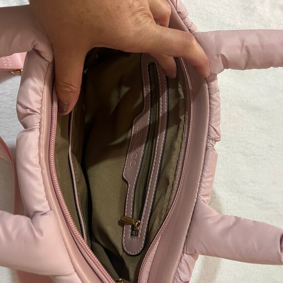 Jen & Co Brittany Puffer Tote/Satchel - Adjustable Strap, Zipper Closure - Picture 8 of 11